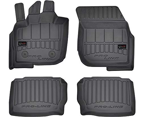 Alfombrillas de Goma 3D Pro-Line Ford Mondeo V Desde 2014 | Accesorios Coche Alfombra Goma Suelo Premium