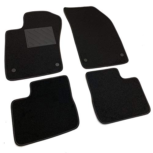 Alfombrillas para Fiat Nuova Tipo 4 puertas desde 2015- a medida, antideslizantes, talonera de PVC, fijación Alfombrillas para Fiat Nuova Tipo 4 puertas desde 2015- a medida, antideslizantes, talonera de PVC, fijación