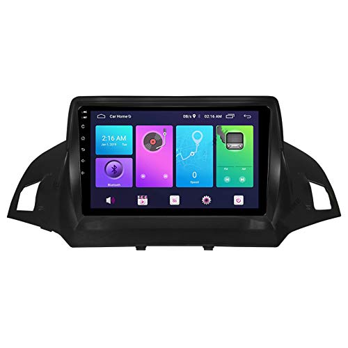 Android 10.0 Car Stereo Double Din para Ford C-MAX KUGA ecosport 2011-2018 Navegación GPS Unidad principal de 9 pulgadas Reproductor multimedia MP5 Receptor de video y radio con 4G WIFI DSP Carplay