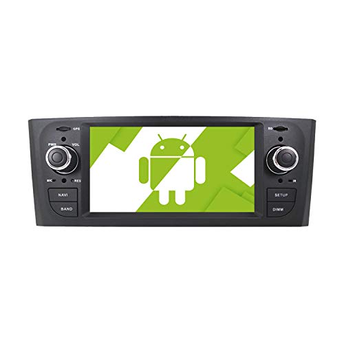 AOTSR Android 10.0 Radio Coche con Pantalla Táctil estéreo, para Fiat Grande Punto Linea 2005-2012, 1080P HD DVD Multimedia Autoradio, DSP Carplay navegación GPS Bluetooth WiFi Mirror Link