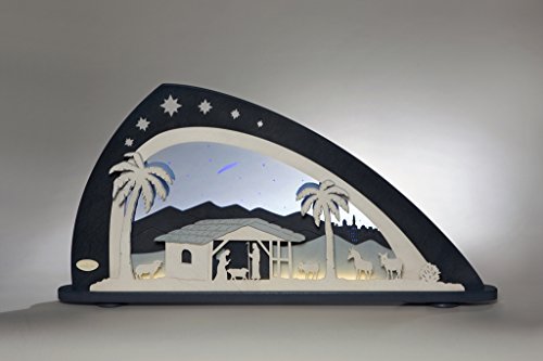 Arco 15 FLG de la luz de la exhibición de la ventana del arco de la vela. minero con la amatista (l./h /T): 66.0 cm x 40.0 cm x 6.0 cm NUEVOS