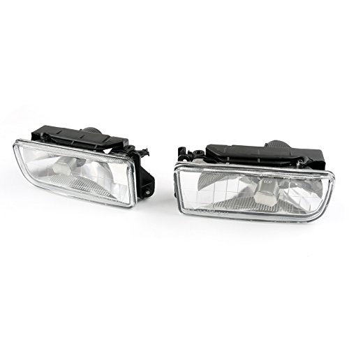 Areyourshop 1 par de luces antiniebla para parachoques delantero, lentes transparentes para BM-W E36 3 Series 318I 1992-1998