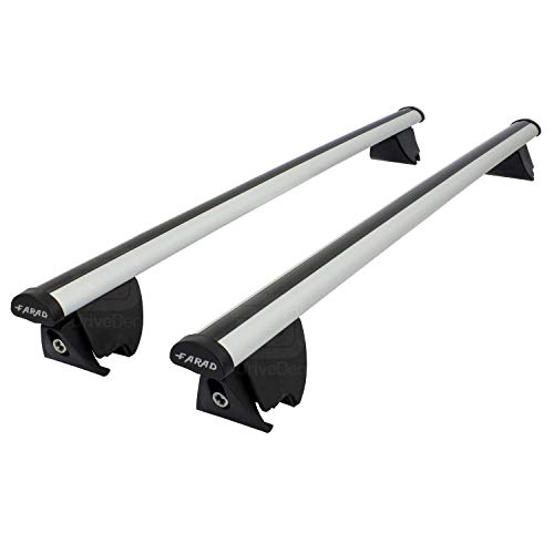 Barras portaequipajes Farad Hilo + Alu compatibles con Renault Megane 4 Sporter desde 2016 en adelante con rieles bajos integrados Barras portaequipajes Farad Hilo + Alu compatibles con Renault Megane 4 Sporter desde 2016 en adelante con rieles bajos integrados