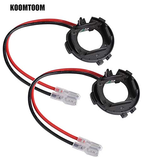 Bombillas para faros delanteros LED Retainer Adaptador para H7 Bombillas para faros delanteros Placa de montaje para VW Golf MK7 …