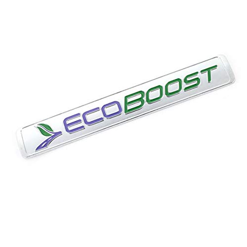 BPROCN 3D Ecoboost Logo Pegatina Emblema Insignia calcomanía para Ford Focus 2 3 4 Fiesta Kuga Escape Mondeo Edge Ecosport Accesorios Estilo de Coche