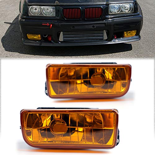 Bruce & Shark Faros antiniebla Lente Amarillo Cristal 63178357389,53178357390 Apto para B-M-W 92-98 E36 3 Series 2 / 4D Bruce & Shark Faros antiniebla Lente Amarillo Cristal 63178357389,53178357390 Apto para B-M-W 92-98 E36 3 Series 2 / 4D