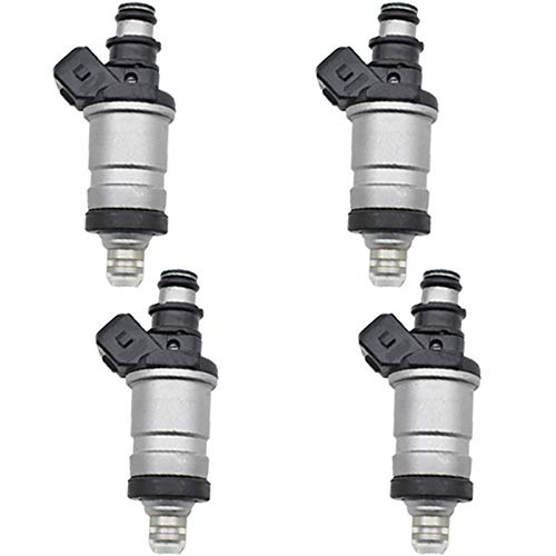 BYWWANG 4 inyectores de Combustible Originales para Coche Son eficientes y duraderos, para Honda Accord Prelude 2.0 2.2 1986-1997 Acura Prelude 06164P0A000