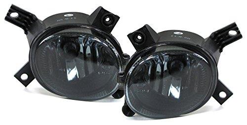 Carparts-Online Faros antiniebla 29836 de cristal transparente H11, negro ahumado Carparts-Online Faros antiniebla 29836 de cristal transparente H11, negro ahumado
