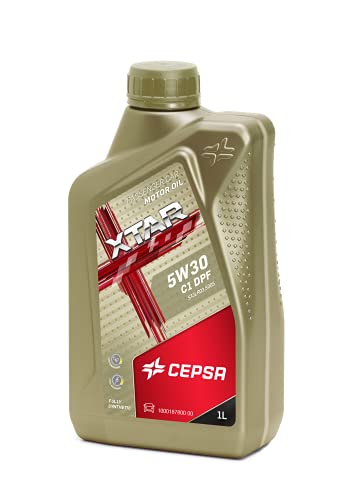 CEPSA 5W30 C1 DPF 1L Lubricante Sintético para Vehículos Gasolina y diésel, 1 litro