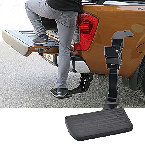 CHHMAELOVE para Ford Ranger Pedal Plegable para Coche Easy Access To Car,Car Doorstep para El Cubo De La Camioneta Ford,Parachoques Trasero Pedal,Black CHHMAELOVE para Ford Ranger Pedal Plegable para Coche Easy Access To Car,Car Doorstep para El Cubo De La Camioneta Ford,Parachoques Trasero Pedal,Black
