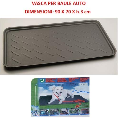 Compatible con FIAT Bravo Bolsa DE Tronco para Coches Bonnet Trasero Impermeable Adecuado para Transporte DE Perros Animales CONTENEDOR Deslizante Universal 90X70XH.3CM