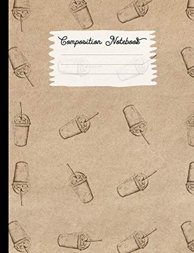 Composition Notebook: College Ruled Blank Lined Journals for School - Whipped Cream Drink (Vintage Food Truck Series)