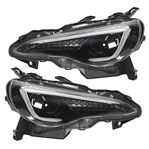 Conjunto de faros, faros LED duraderos para coche, luz de conducción diurna profesional para coche para Subaru BRZ/Scion FR-S 2012-2020 LHD, luz de conducción de coche Conjunto de faros, faros LED duraderos para coche, luz de conducción diurna profesional para coche para Subaru BRZ/Scion FR-S 2012-2020 LHD, luz de conducción de coche