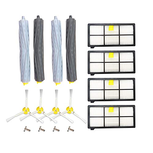 DingGreat Kit Recambios Cepillos Filtros y Accesorios para iRobot Roomba Serie 800 900 Series 800 805 850 851 860 865 866 870 871 876 880 885 886 890 891 895 896 900 960 966 980 DingGreat Kit Recambios Cepillos Filtros y Accesorios para iRobot Roomba Serie 800 900 Series 800 805 850 851 860 865 866 870 871 876 880 885 886 890 891 895 896 900 960 966 980