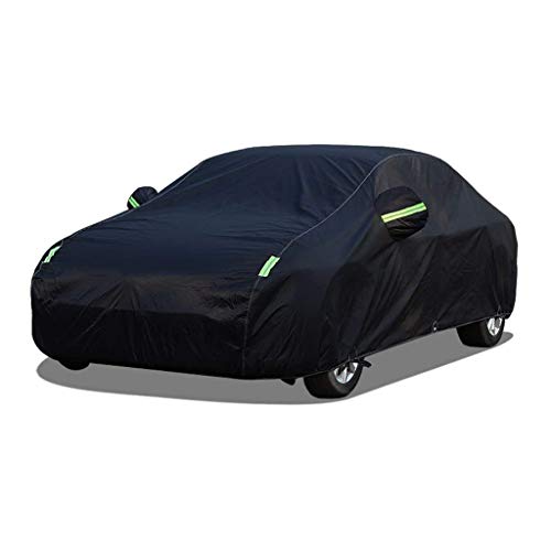 DSISI Funda Coche Compatible con Fiat 500X Cross/Cross Plus/Firefly Turbo/MultiAir/MultiJetII/Pop Star SUV, Coche Cubierta de Algodón Transpirable Forrado Resistente Impermeable Cubre Coches