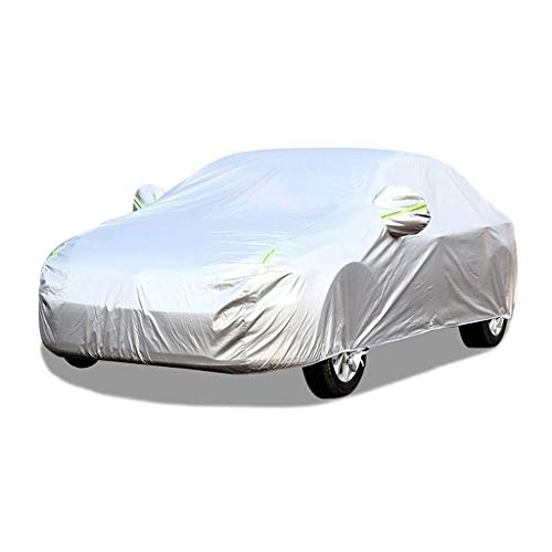 DSISI Funda Coche Compatible con Fiat 500X Pop Star SUV, Coche Cubierta de Algodón Transpirable Forrado Resistente Impermeable Lona Coche Antipolvo Cubre Coches con Bolsa Almacenamiento