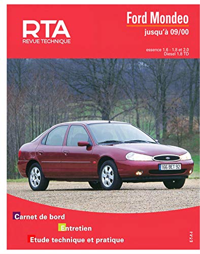 E.T.A.I - Revue Technique Automobile 723.3 FORD MONDEO I - 1993 à 2000