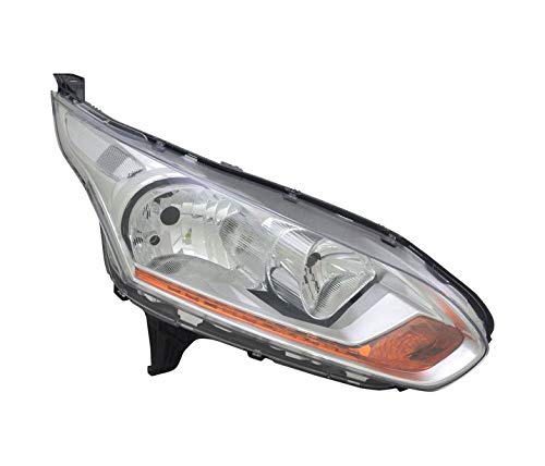 Faros VP1610P Faro derecho faro lado pasajero conjunto proyector luz delantera lámpara coche luz cromo LHD compatible con Ford Transit Connect 2013 2014 2015 2016 2017- Faros VP1610P Faro derecho faro lado pasajero conjunto proyector luz delantera lámpara coche luz cromo LHD compatible con Ford Transit Connect 2013 2014 2015 2016 2017-