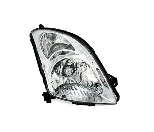 Faros VP617R Faro derecho faro lado pasajero montaje proyector luz delantera lámpara coche cromo LHD compatible con Suzuki Swift 3 2005 2007 2008 2009 2010 Faros VP617R Faro derecho faro lado pasajero montaje proyector luz delantera lámpara coche cromo LHD compatible con Suzuki Swift 3 2005 2007 2008 2009 2010