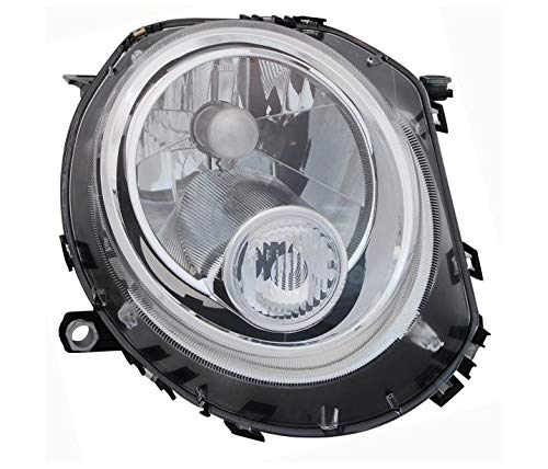 Faros VP871P faro delantero lado pasajero Asamblea proyector luz delantera lámpara de coche blanco LHD compatible con Mini Cooper One Convertible Clubman 2006 2007 2008 2009 2010-