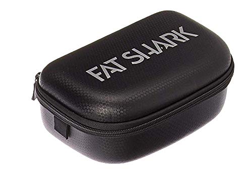 Fat Shark FSV2649 - Funda de transporte para auriculares y placa frontal para Dominator, HDO, Actitud (con nuevo logotipo de FatShark