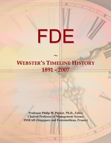 FDE: Webster's Timeline History, 1891 - 2007