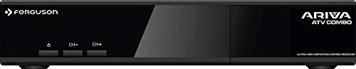 Ferguson Ariva ATV Combo - LINUX debian, Enigma, Receptor Combo H.265 DVB S2 DVB T2 UHD para Android TV y subtítulos 4K HDMI / WiFi