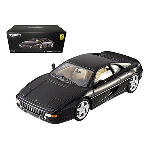 Ferrari F355 Berlinetta Elite Black 1/18 Diecast Car Model by Hotwheels Ferrari F355 Berlinetta Elite Black 1/18 Diecast Car Model by Hotwheels