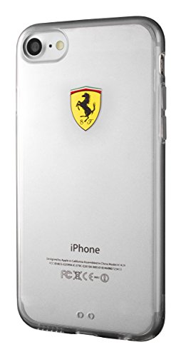 Ferrari FEFI004 - Funda TPU Transparente para Apple iPhone 7