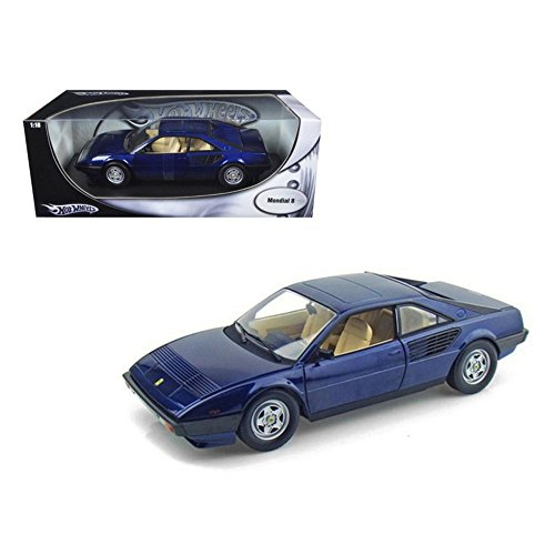 Ferrari Mondial 8 Blue 1/18 Diecast Model Car by Hotwheels
