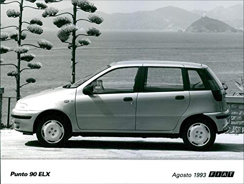 Fiat Punto 90 ELX - Vintage Press Photo