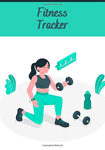 Fitness tracker book: Fitness tracker book | 150 pages to complete | 7x10"Format | Gift | Perfect for amateur or professional fitness enthusiasts.