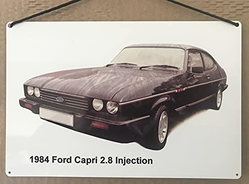 Ford Capri 2.8i 1984 - Placa de aluminio (200 x 300 mm) Ford Capri 2.8i 1984 - Placa de aluminio (200 x 300 mm)