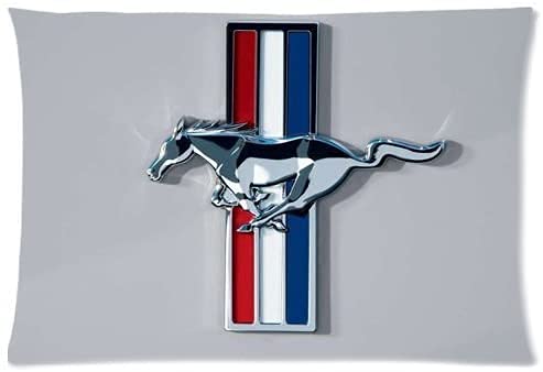 Funda de cojín para Ford Mustang Pony SHAAs, 20 x 30 pulgadas, dos lados