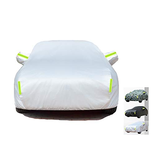 Fundas para coche Cubierta del coche, 100% cubierta del coche a prueba de agua y resistente al calor, compatible con la cubierta de coche Ford Ranger, 4-capa de cubierta del coche forro de algodón Fundas para coche Cubierta del coche, 100% cubierta del coche a prueba de agua y resistente al calor, compatible con la cubierta de coche Ford Ranger, 4-capa de cubierta del coche forro de algodón