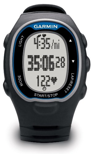 Garmin Forerunner 70 Reloj para Fitness con Puls&ampoacutemetro, Unisex-Adulto, Negro y Azul