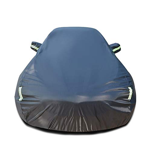 GDF-FLOATING SHELVES Cubierta del Coche, Compatible con FIAT 500C Convertible, Protector Solar para Exteriores, Impermeable y Cubierta a Prueba de Viento, Una Capa/Forro de AlgodóN Absorbente