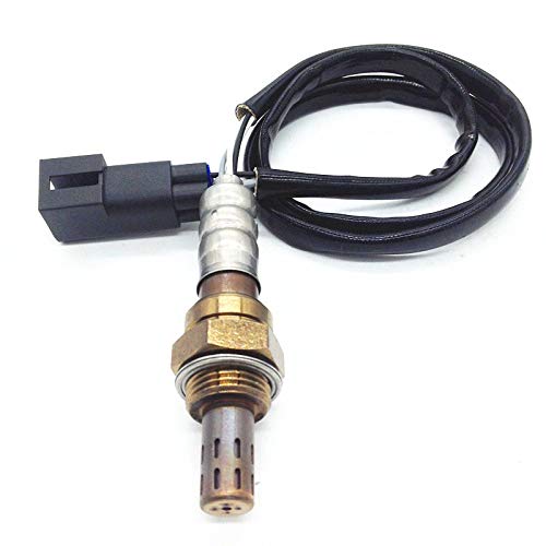GIVELUCKY Sensor de oxígeno de Ajuste Directo Precat, Sensor de oxígeno Universal de 4 Cables, Piezas de Coche Lambda, para Ford Fiesta 1.25i 1.4i 1.8i ZH12 1992-2002