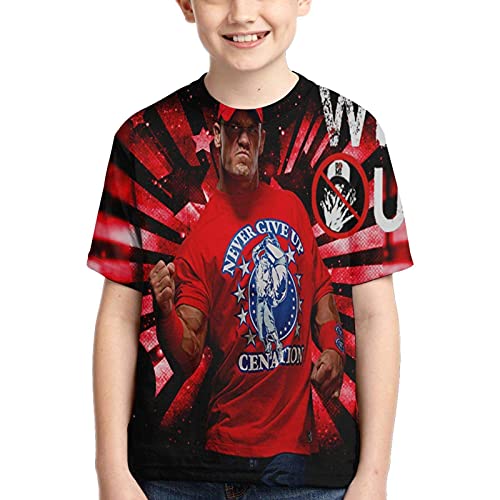 Hdadwy Camiseta para niños Camiseta de John Combat Cena Camiseta Tops Camiseta con Estampado 3D para niños y niñas