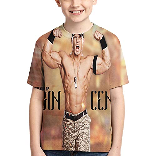 Hdadwy Camiseta para niños Camiseta de John Combat Cena Camiseta Tops Camiseta con Estampado 3D para niños y niñas