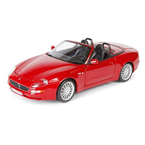 Hyzb Modelo de Coche 1:18 Maserati Spyde Simulación de aleación de fundición a presión de Adornos de Juguete Sports Car Collection 23x10.8x7CM joyería