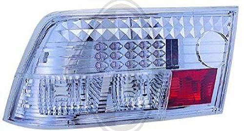 In. pro. 1830997 faros traseros LED transparente Opel Calibra Diseño Año: A Partir de 90, cromo