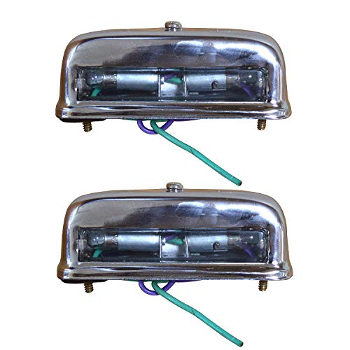 Juego de luces de matrícula para VW LT1 Iveco Mugirus Ford Transit y aplicaciones universales Juego de luces de matrícula para VW LT1 Iveco Mugirus Ford Transit y aplicaciones universales
