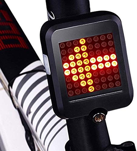 Las luces traseras impermeables, USB de carga se ilumina en bicicleta sensor inteligente, luces traseras de seguridad de dirección, luces de advertencia del freno de montaña, equipos de conducción noc