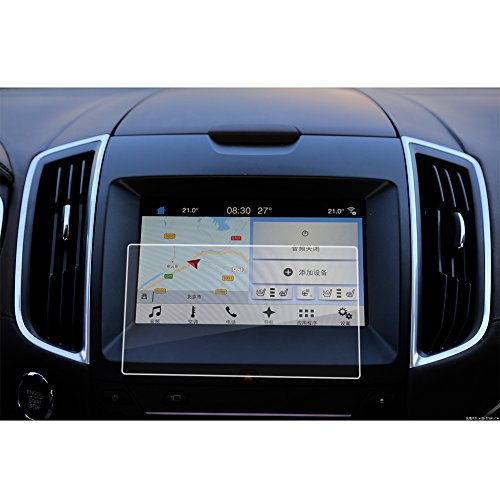 LFOTPP Protector de pantalla para Ford S-Max/Galaxy/Edge de 8 pulgadas, resistente a los arañazos y antihuellas, protector de pantalla de cristal templado para navegador GPS