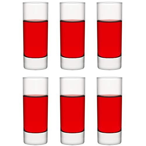 Libbey Vaso de chupito Chicago – 70 ml/7 cl – 6 unidades – vasos de chupito – vasos de postre – vaso de aperitivo – apto para lavavajillas