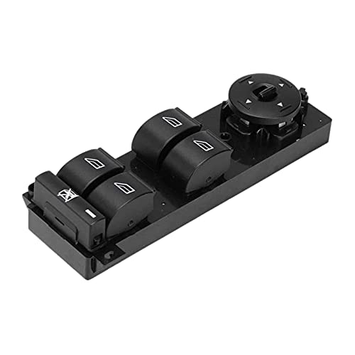 Lin min Firm Botón de Interruptor de Control Maestro de Ventana eléctrica FIT FOR Ford Focus C-MAX 2009-2013 (Color : Black)