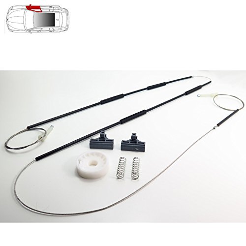 LTS - Kit de reparación de regulador de ventanilla eléctrica delantera derecha para Ford Mondeo MK3, 2000-2007, lado del conductor (coches del Reino Unido)