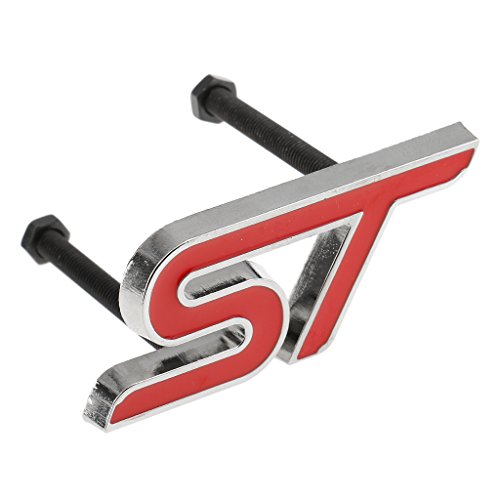 MagiDeal Auto Parte Delantera Parrilla 3D Metal Emblema Etiqueta Calcomanía Nadadores para Ford St