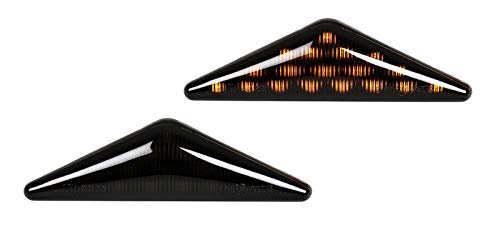 Mondeo MK3 Focus MK1 SB33 - Intermitentes laterales LED (2 unidades), color negro
